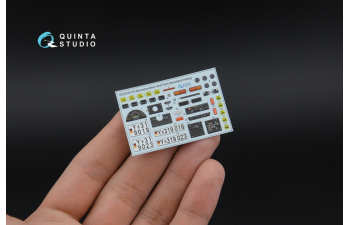 3D Декаль интерьера кабины Mercedes-Benz Wolf SSA (Neverland Hobby) (с 3D-печатными деталями)