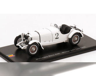 MERCEDES-BENZ SSK Roadster Winner 24h Spa, Djordjadze/Zehender (1931), white