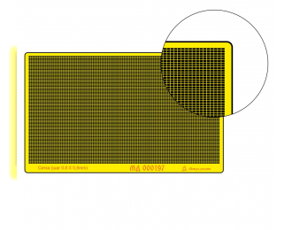 Сетка прямоугольная, шаг 0,9 х 0,5 мм, прут 0,8 мм