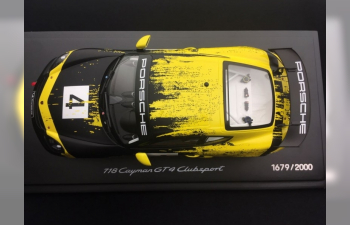 PORSCHE 718 Cayman GT4 Clubsport 2019 #4 showcar