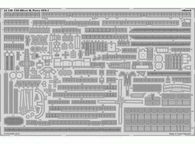 Фототравление для USS Oliver H. Perry FFG-7