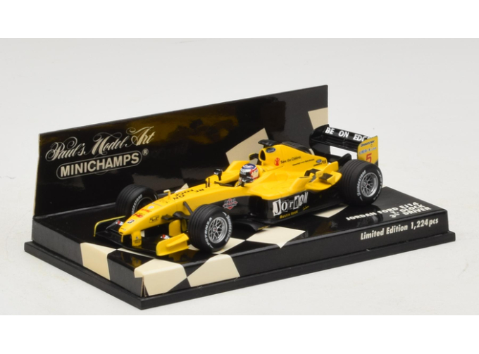 JORDAN EJ14 T.GLOCK 3rd Driver (2004), YELLOW / BLACK