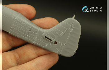 3D Декаль Одиночные клепочные ряды (размер клепки 0.15 mm, интервал 0.6 mm), белые, общая длина 6,2 m