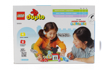 ACCESSORIES Lego Duplo - Topolino - Mickey Mouse Clubhouse & Car - 27 Pezzi - 27 Pcs, Various