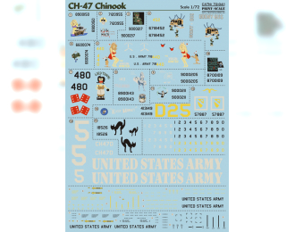 CH-47 Chinook Wet decal