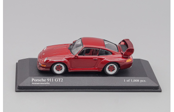 PORSCHE 911 GT2 1995, red metallic