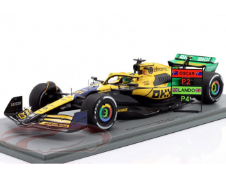 McLAREN MCL38 #81 2nd Monaco GP Formula 1 Oscar Piastri (2024)