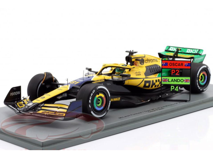 McLAREN MCL38 #81 2nd Monaco GP Formula 1 Oscar Piastri (2024)