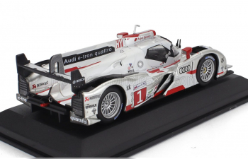 AUDI R18 E-tron Quattro Tdi 3.7l Turbo V6 Hybrid Team Audi Sport Joest №1 Winner 24h Le Mans (2012) Andre Lotter - Marcel Fassler - Benoit Treluyer, White Silver Red