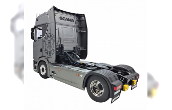 SCANIA V8 730S 4x2 towing vehicle, grey metallic