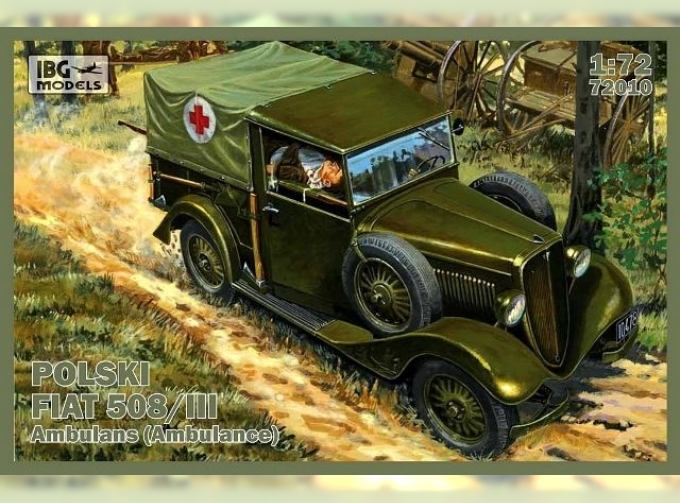 Сборная модель Polski FIAT 508/III Ambulance