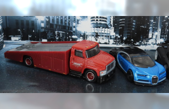 BUGATTI Set 4x Truck Car Transporter - Chiron - Koenigsegg Agera R - Mclaren Speedtail, Various