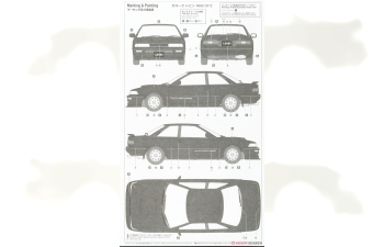 Сборная модель Toyota Levin AE92 GT-Z