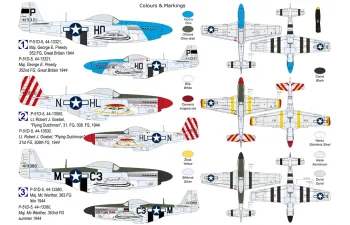 Сборная модель P-51D-5 Mustang "Aces"