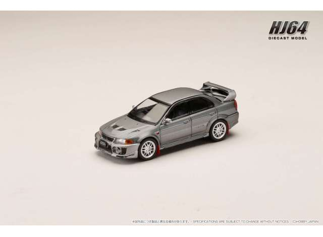MITSUBISHI Lancer GSR Evolution 5 (CP9A) with Mud flap, Titanium Gray (M) / Customized Color Version 1998