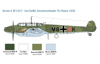 Сборная модель Bf 110 C/D