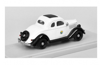 FORD Coupe 2 Doors Policе (1935), white / black