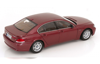 BMW 7er Serie E65 (2001), red metallic