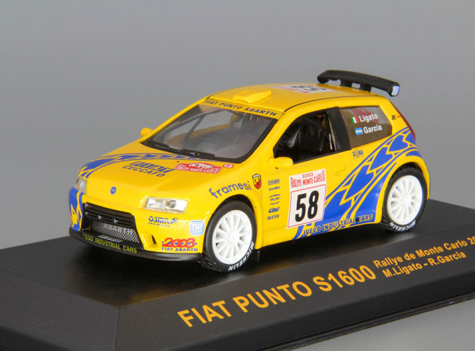 FIAT Punto S1600 Rally Monte Carlo (2003), yellow