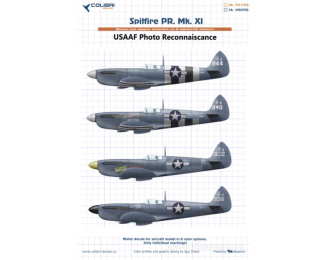 Декаль Spitfire PR. Mk. XI USAAF Photo Reconnaiscance