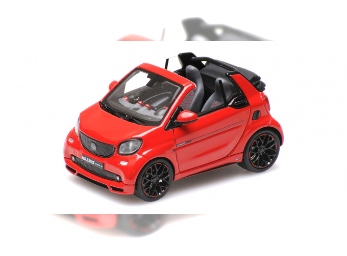 SMART BRABUS FORTWO CABRIO - 2016 - RED