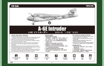 Сборная модель Самолет A-6E Intruder