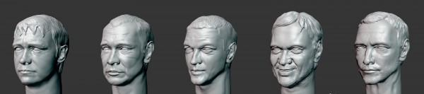 Головы (с волосами) №29