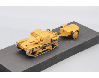 Огнеметная танкетка C.V.3-35 с прицепом, песочный