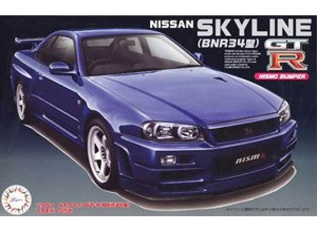 Сборная модель Nissan Skyline GT-R BNR34 with Nismo Parts