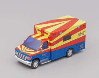 FORD E-350 EMS "Arizona Medical Transport", blue / red / yellow