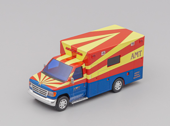 FORD E-350 EMS "Arizona Medical Transport", blue / red / yellow