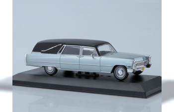 CADILLAC Hearse (катафалк) (1966), metallic light blue/black