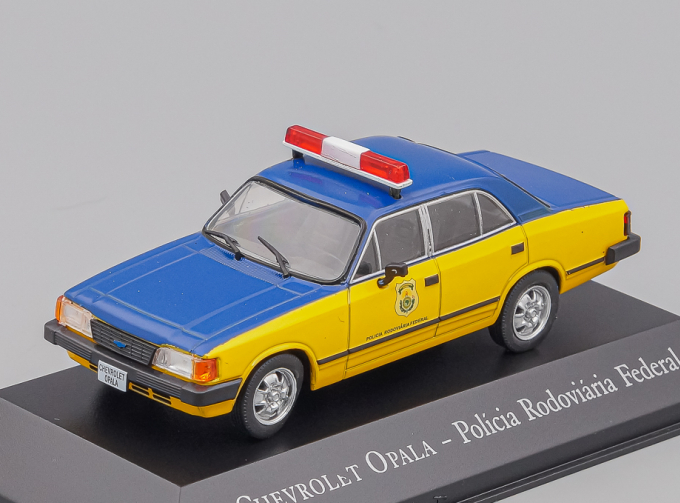 CHEVROLET Opala Policia Rodoviaria Federal 1988, yellow / blue