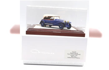 Bugatti Type 38 Tourer Lavocat & Marsault sn38240 Closed (1926), Blue
