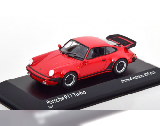 PORSCHE 911 (930) Turbo (1977), red