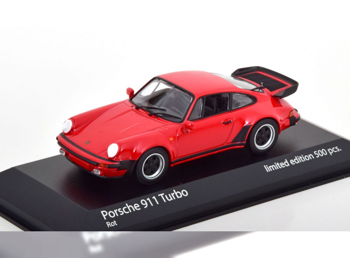 PORSCHE 911 (930) Turbo (1977), red