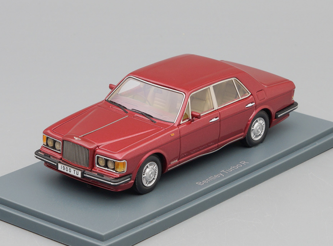 BENTLEY Mulsanne Turbo R (1989), red metallic