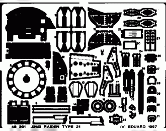 Фототравление J2M3 Raiden type 21