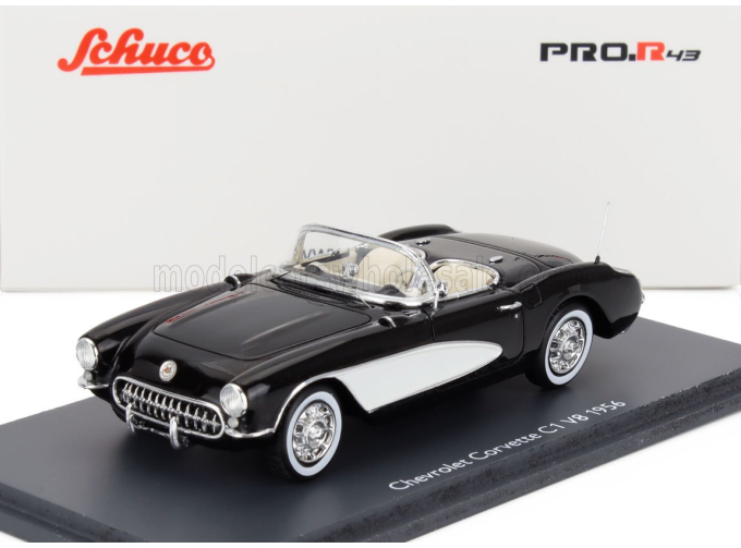 CHEVROLET Corvette C1 V8 Spider (1956), Black Silver