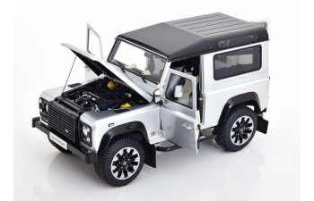 LAND ROVER Defender 90 Works V8 (2018), silber/schwarz