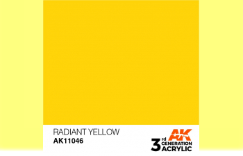 Краска акриловая 3rd Generation Radiant Yellow 17ml