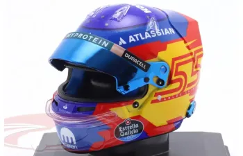 MINI HELMET Carlos Sainz jr. №55 Williams FW47 Racing Formula 1 (2025)