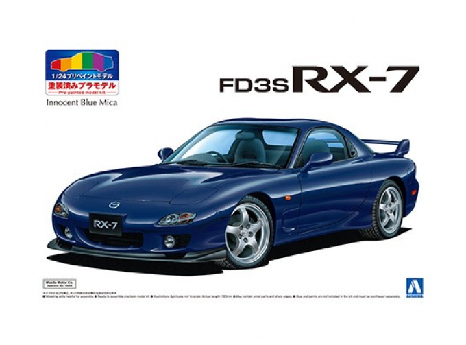 Сборная модель Mazda FD3S RX-7 '99 (Innocent Blue Mica)