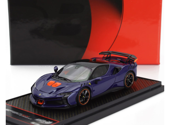 FERRARI Sf90 Xx Stradale (2024), Blu Elettrico - Blue Met Black Orange
