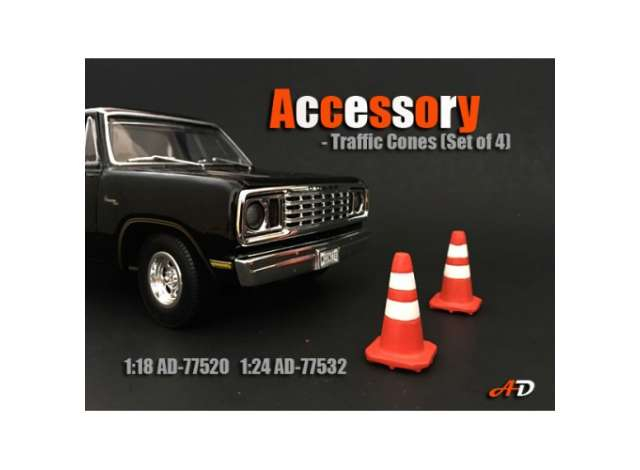 Accessory *Traffic Cones* (set of 4)
