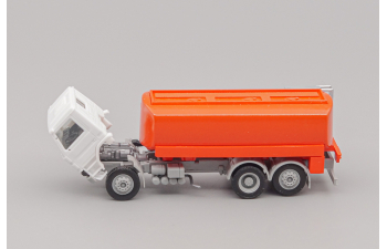 (Б/У) SCANIA 82 M Tank Truck, white / orange