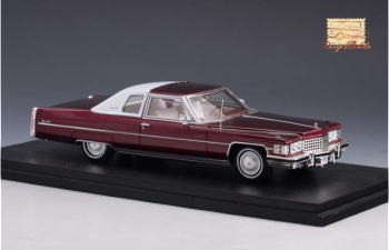 CADILLAC Coupe Deville 1974 Cranberry Metallic