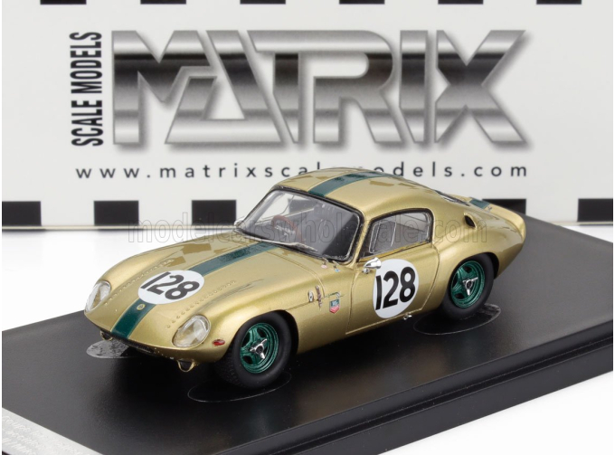 LOTUS Elan 26r Coupe №128 Racing (1964), Gold Green