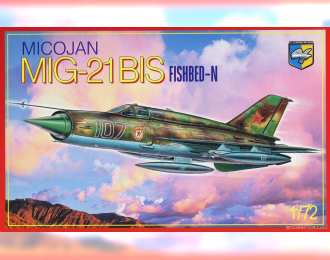 Сборная модель MiG-21 BIS Fishbed-N Soviet fighter