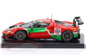 FERRARI 296 GT3 №52 2nd Bronze Cup 24h Spa Andrea Bertolini, Jef Machiels, Louis Machiels, Tommaso Mosca (2024)